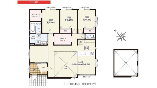 ケイアイグレース　ひたちなか市田彦1期　全1棟