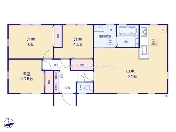 リーブルガーデン　日立市東大沼町第1　2号棟