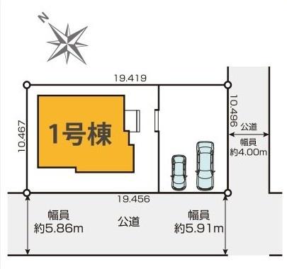 ケイアイテラス　ひたちなか市稲田1期　全1棟