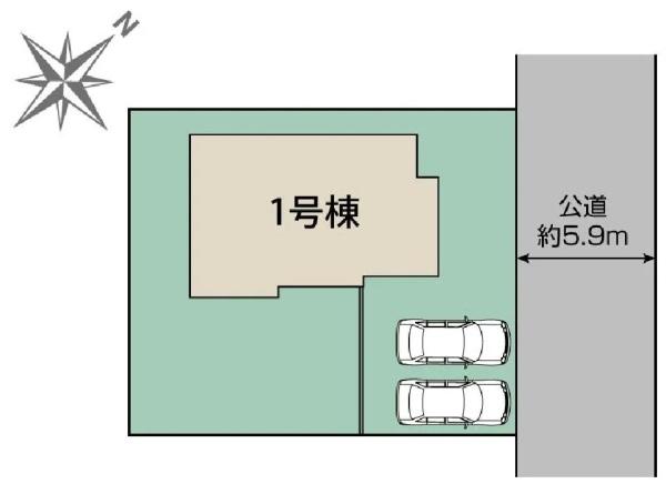ブルーミングガーデン　水戸市堀町5期　全1棟