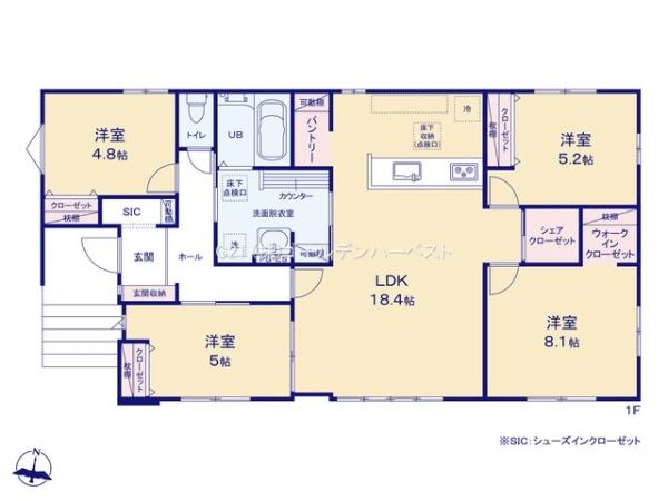 ケイアイリガーレ　ひたちなか市はしかべ1期　全1棟