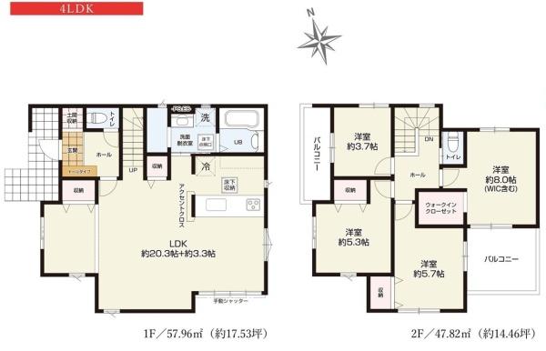 ケイアイグレース　水戸市河和田2期　全1棟