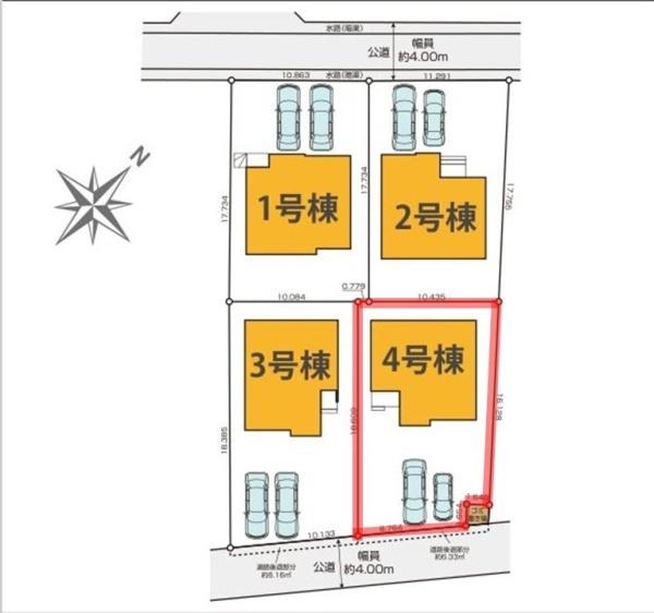ケイアイテラス　ひたちなか市足崎3期　4号棟
