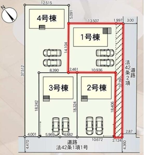 Cradlegarden那珂市杉第3　1号棟