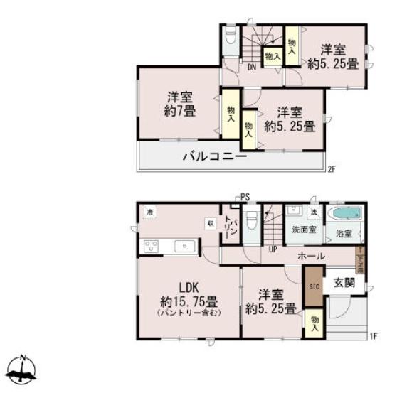 ハートフルタウン　ひたちなか市津田2020番　A号棟