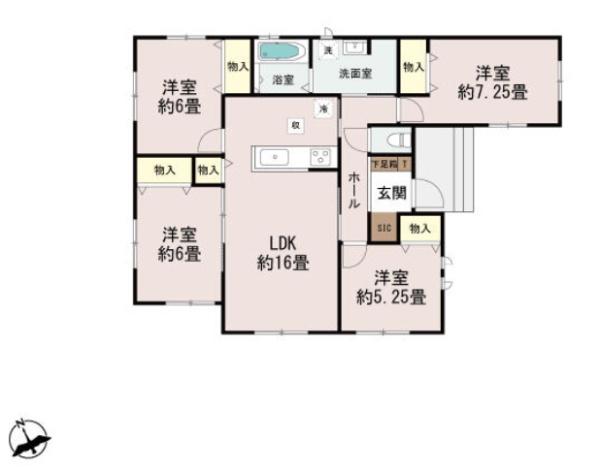 ハートフルタウン　ひたちなか市津田2612番　A号棟