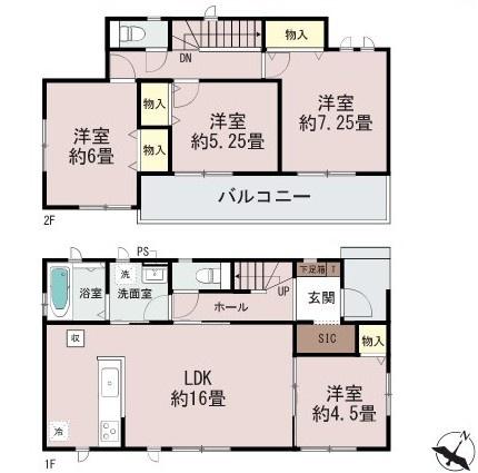 ハートフルタウン　常陸大宮市宇留野334番　C号棟