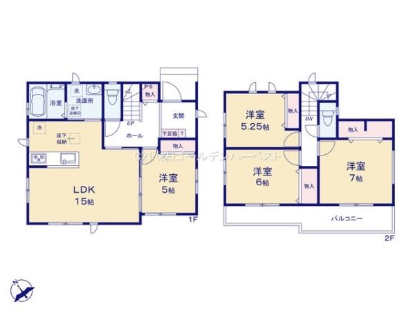 ハートフルタウン　ひたちなか市三反田3485番　C号棟