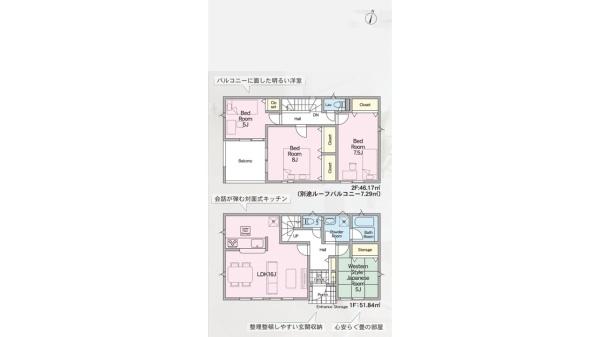 Cradlegarden常陸大宮市石沢第5　2号棟