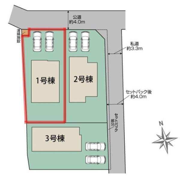 ブルーミングガーデン　水戸市赤塚1丁目2期　1号棟