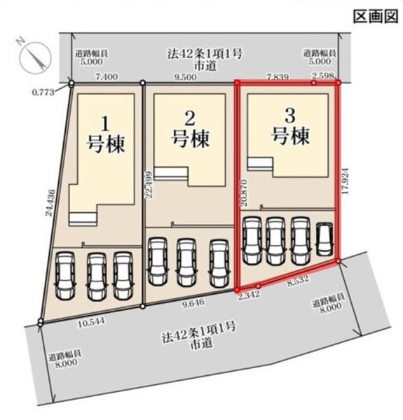 リーブルガーデン　水戸白梅3期　3号棟
