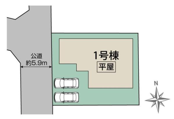 ブルーミングガーデン　水戸市千波町5期　全1棟