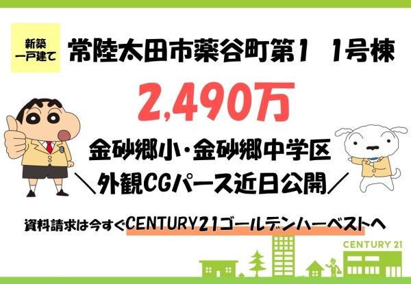 Cradlegarden常陸太田市薬谷町第1 1号棟