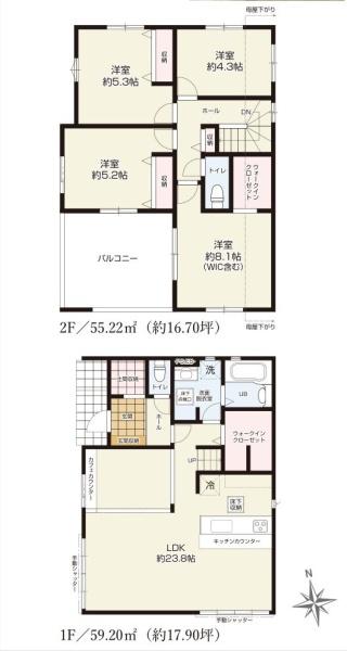 ケイアイテラス　水戸市元吉田町7期　1号棟