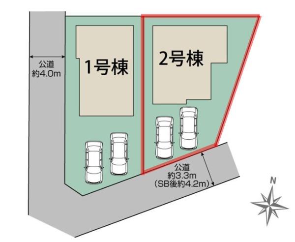 ブルーミングガーデン　水戸市笠原町2期　2号棟