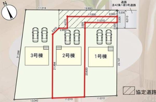 Cradlegardenひたちなか市田彦第6　2号棟