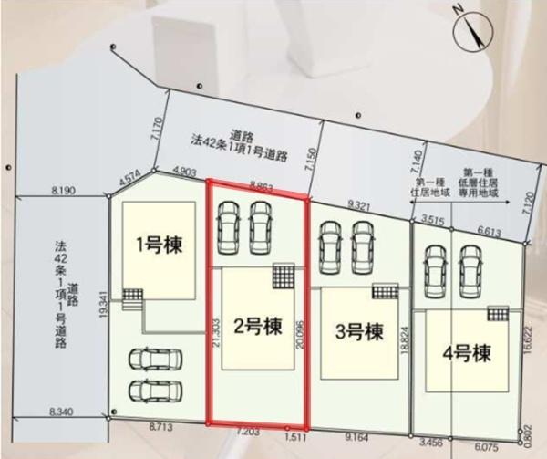 Cradlegarden水戸市吉沢町第6　2号棟