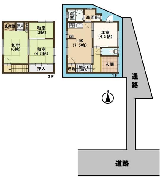 奈良市宝来２丁目の中古一戸建て