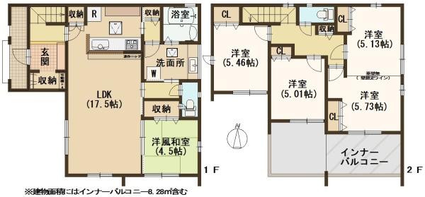 大和郡山市小林町の新築一戸建