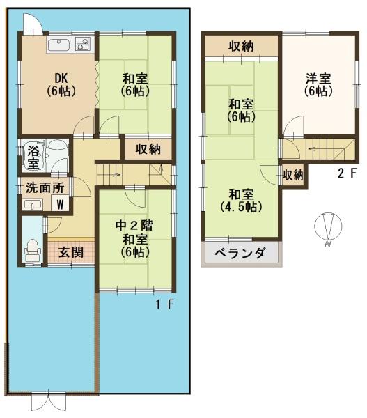 奈良市田中町の中古一戸建て