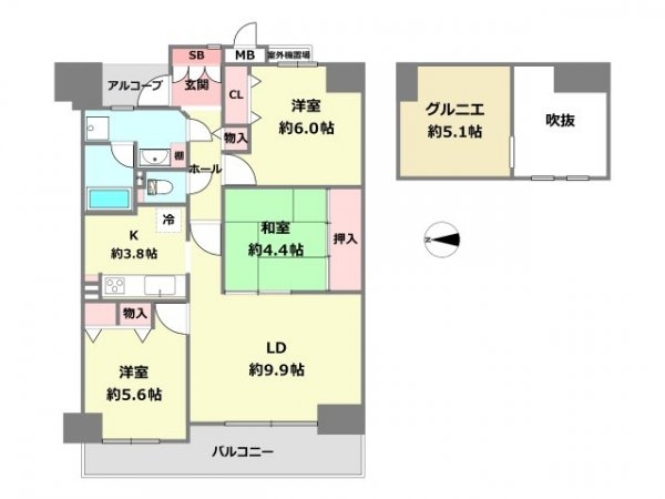 パレ武庫川プルミエール5