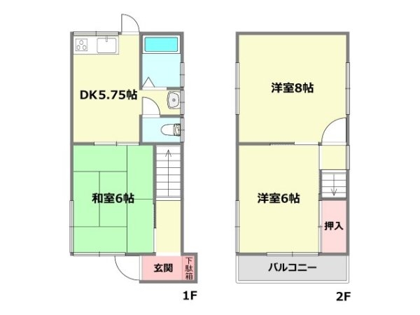 尼崎市南武庫之荘８丁目中古テラスハウス