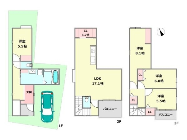 尼崎市今福2丁目新築一戸建て