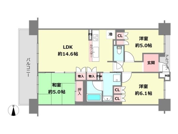 シャルマンフジスマート尼崎出屋敷駅前ステーショングリーン