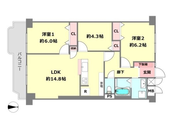立花グリーンハイツ4号棟