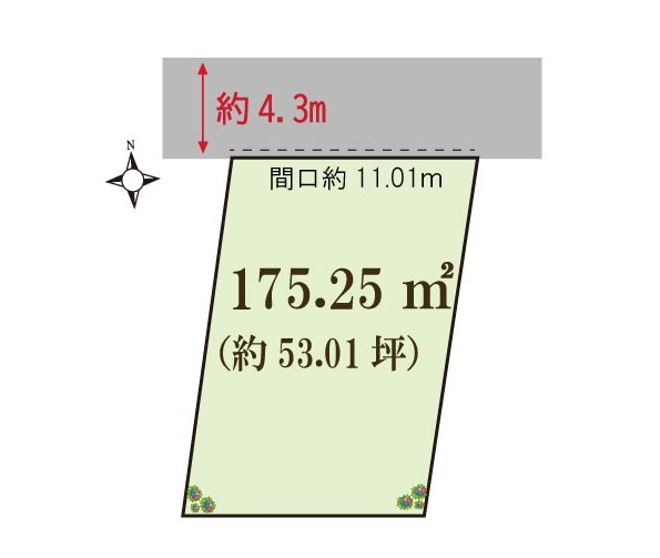 宝塚市野上１丁目の土地