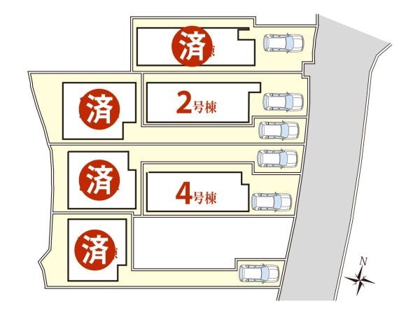 西宮市生瀬東町1期　全4区画