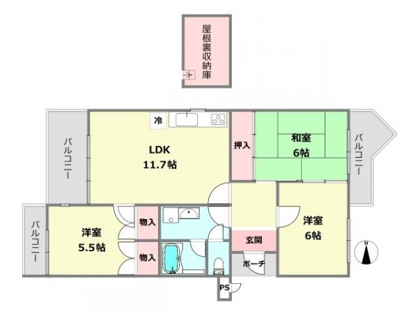 パレ武庫川プルミエール3号棟