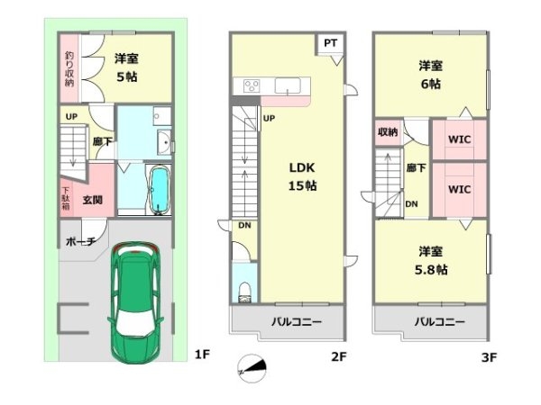 尼崎市神田中通7丁目新築一戸建て
