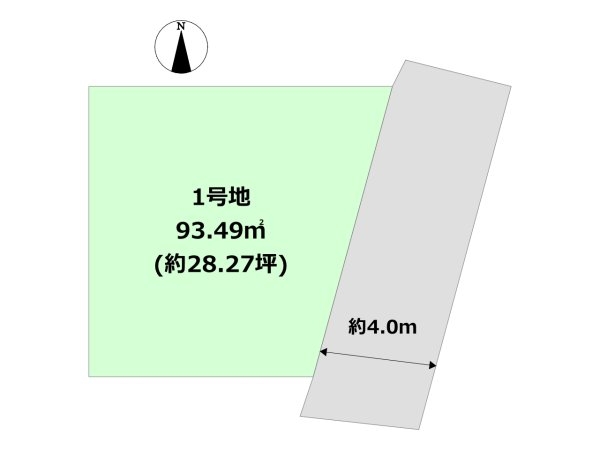 尼崎市大庄北4丁目売り土地1号地
