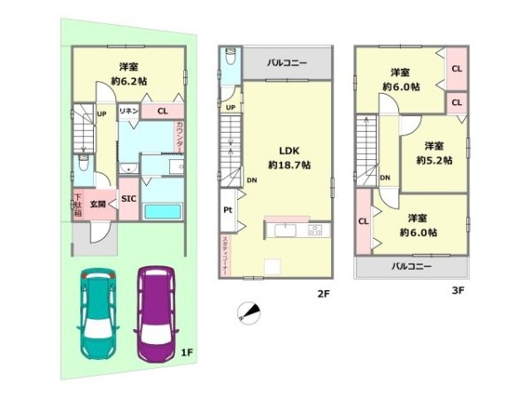 尼崎市杭瀬寺島1丁目新築一戸建て