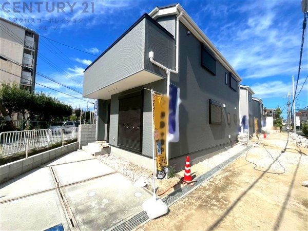 尼崎市西昆陽1丁目 全10区画(前面道路含む現地写真)