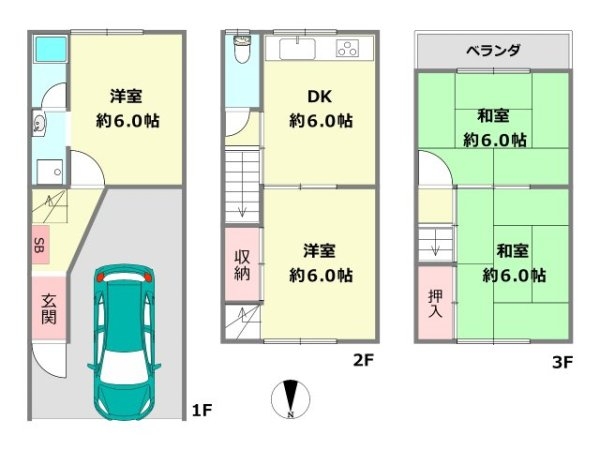 尼崎市尾浜町１丁目中古テラスハウス