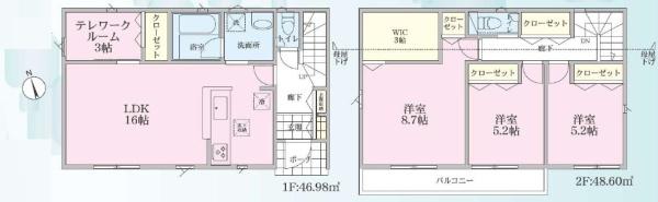 クレイドルガーデン旭区善部町第8全2棟　2号棟