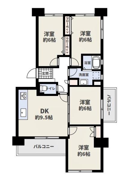 若葉台団地1-8号棟