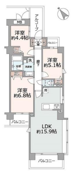 三ツ沢上町パーク・ホームズ弐番館