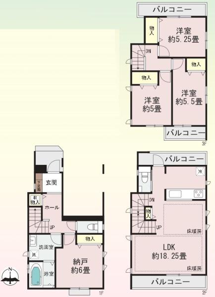 ハートフルタウン川崎市中原区小杉陣屋町1丁目全2棟　1号棟