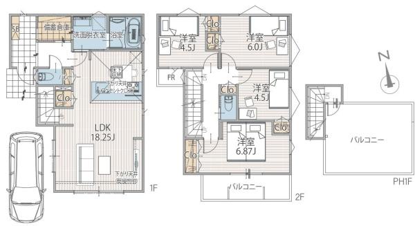 峰岡町2丁目2期全5棟　4号棟