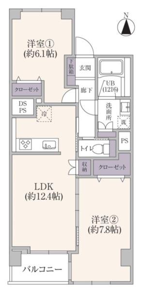 天王町スカイハイツ6号棟