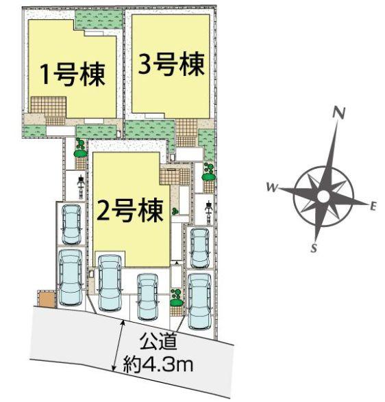 ブルーミングガーデン保土ケ谷区上菅田町全3棟　1号棟