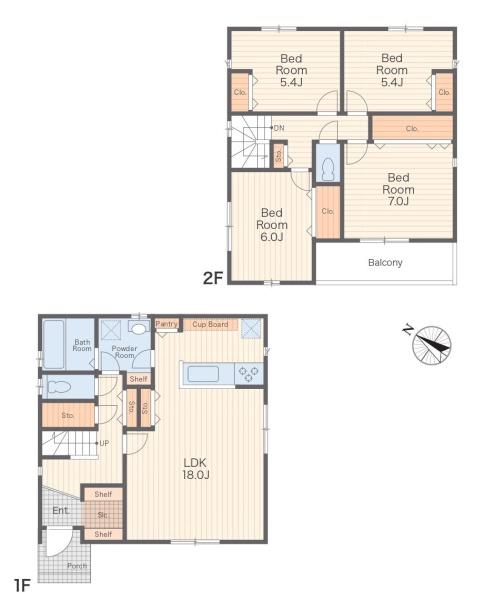 緑区北八朔町5期全2棟　1号棟
