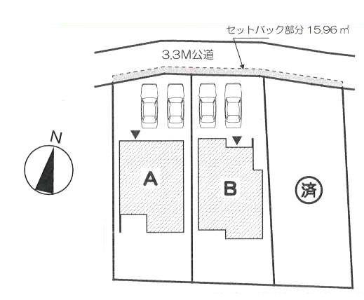 旭区南本宿町全3棟　B号棟