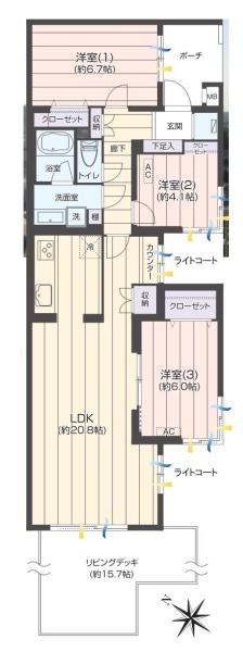 ルネ上星川2号棟