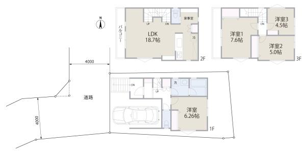 磯子区栗木1丁目全4棟　A号棟