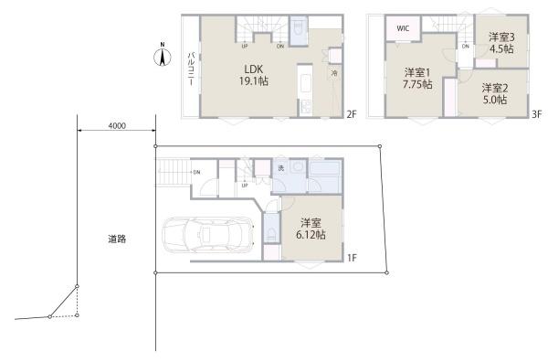 磯子区栗木1丁目全4棟　B号棟