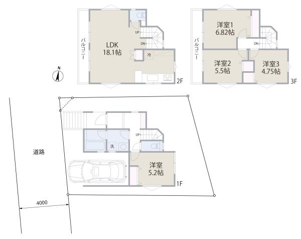 磯子区栗木1丁目全4棟　D号棟